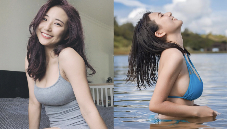 愛笑的萌媽「小彥」單看照片根本看不出來 膚況超好就算了 那是什麼逼人身材