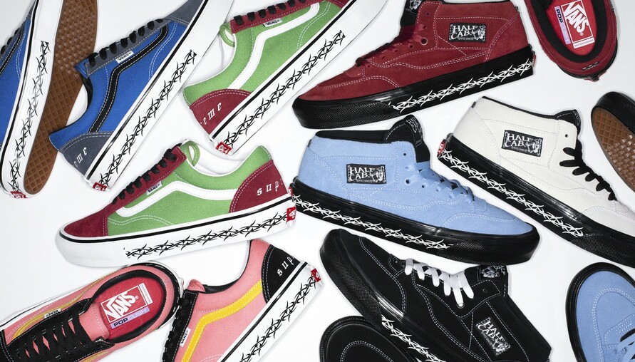 SUPREME X VANS- 2021 定番聯名曝光