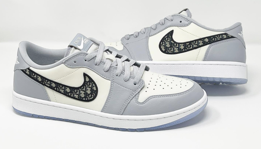 第一眼有沒有被騙？客製 Dior x Air Jordan 1 Low Golf 鞋款曝光！