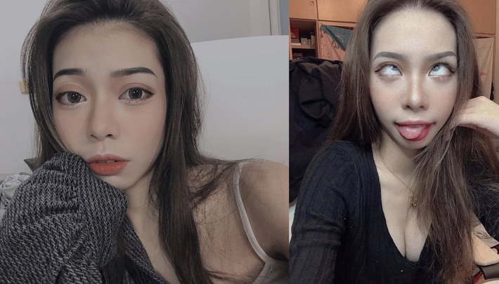 崩壞系美少女「Sunny」動漫般水汪汪大眼，阿嘿顏好惹火