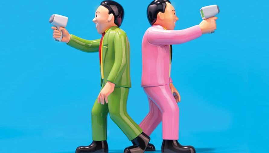 Joan Cornellà攜手AllRightsReserved，即將推出嶄新雕塑作品「白痴探測器男子」