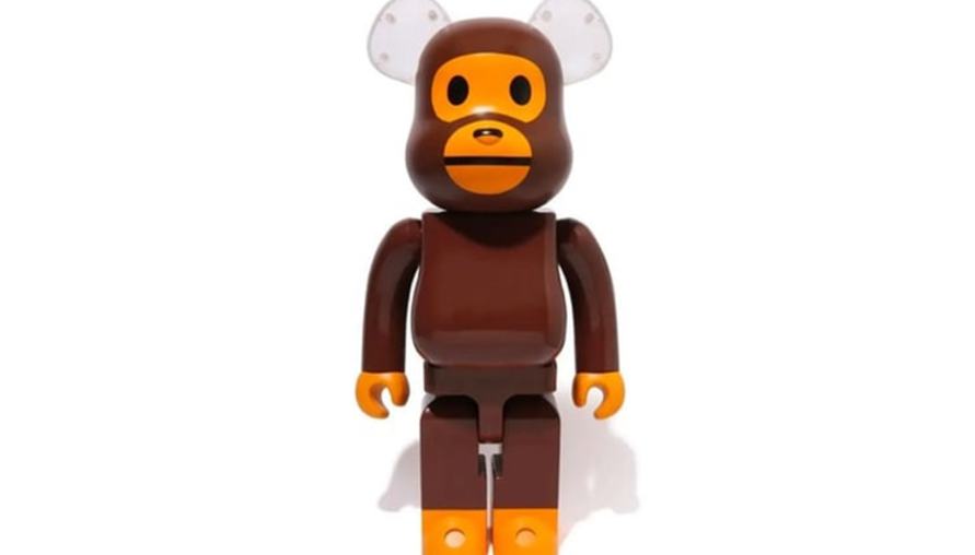 小猴跳大熊：BAPE x BE@RBRICK 推出透明耳朵版 Baby Milo